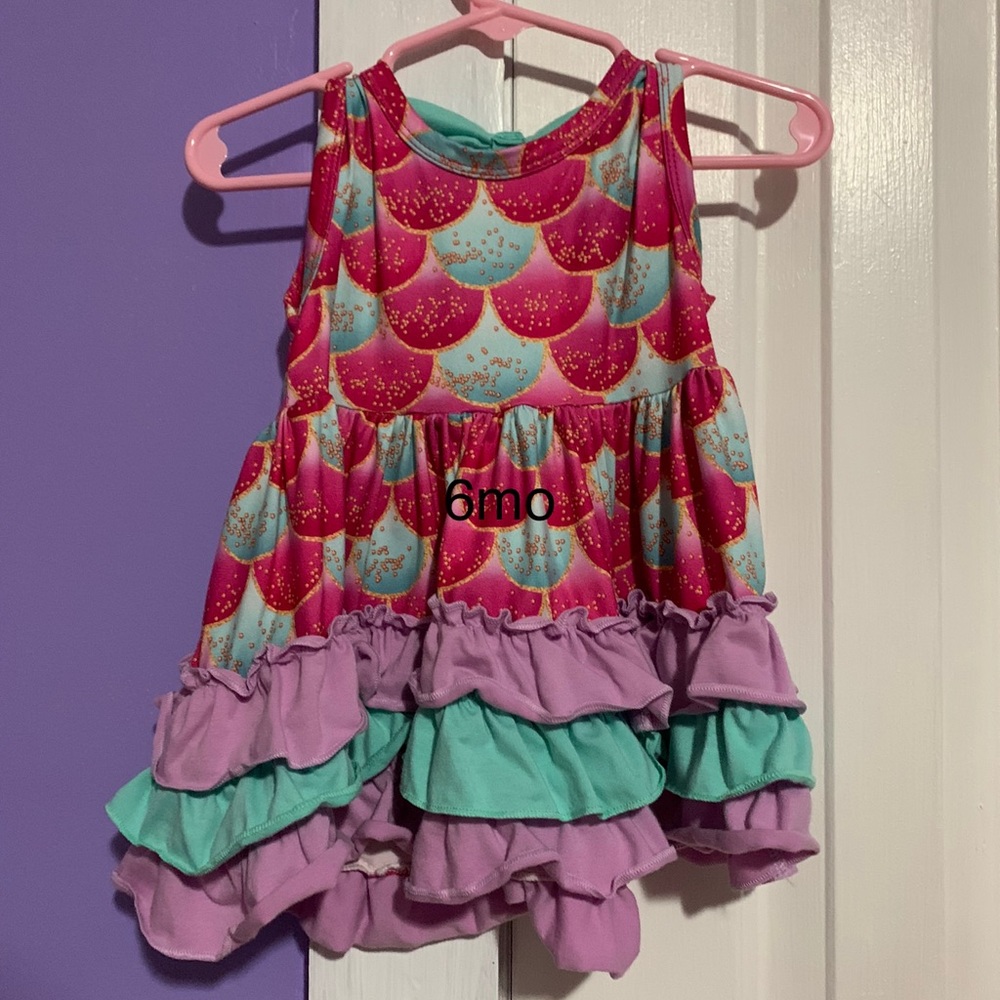 Sassy ruffles 6mo baby girl dress